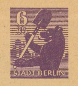 Postwertzeichen, Stadt Berlin 1945 Postwertzeichen, Stadt Berlin 1945