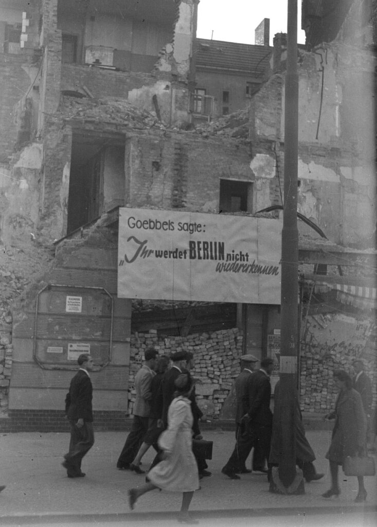 "Goebbels sagte: 'Ihr werdet Berlin nicht wiedererkennen"'
